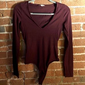 Madewell Long Sleeve Bodysuit (Size XS)